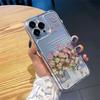 Funda for IPhone 16 15 14 13 12 Pro Max 11 Small Fresh Flowers Dustproof Non-Slip Full Cover Anti Fall Shockproof Transparent