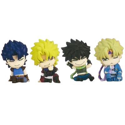 Takara Tomy Arts Плечо Зун Невероятные приключения Призрачная тенденция x Полный набор из 4 Полная комплектация Гача Капсульная игрушка Фиг. Кровь/Битва ДжоДжо