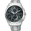 ЧАСЫ CITIZEN ATTESA ECO-DRIVE С РАДИОКОНТРОЛЕМ (Серебро / Бизнес / Водонепроницаемый / Мужской) AT8040-57E Прямой полет Citizen Радиоуправляемые Солнечные