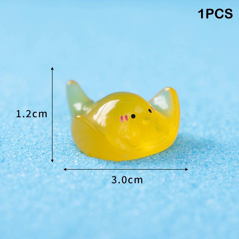 Мультяшный светящийся орнамент мини-светящийся кулон в виде животного микро-сада ландшафтные украшения своими руками игрушки украшения для аквариума