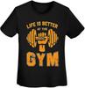 Повседневные свободные спортивные футболки GYM с круглым вырезом Раскройте свою творческую силу Классическая высококачественная рубашка с коротким рукавом Женская одежда