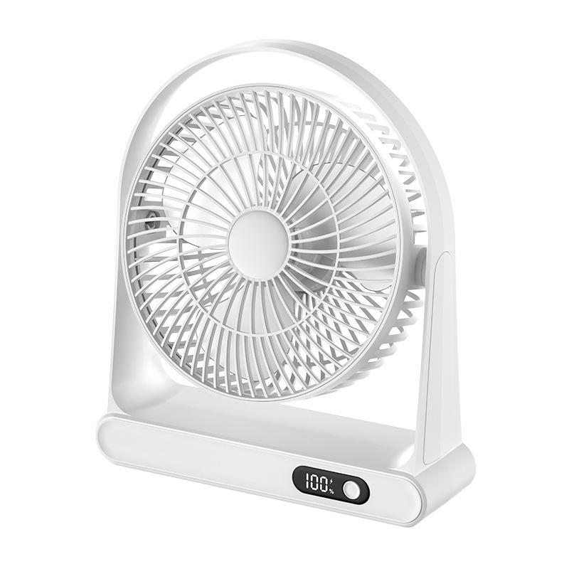Mini Portable Desktop Fan with Long Battery Life - Ideal for Office, Dorms, and Strong Summer Breezes