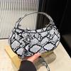 Trend Wholesale Personalized Python Pattern Handbag Spice Girl Style Niche Design Temperament Versatile High Quality Messenger Bag