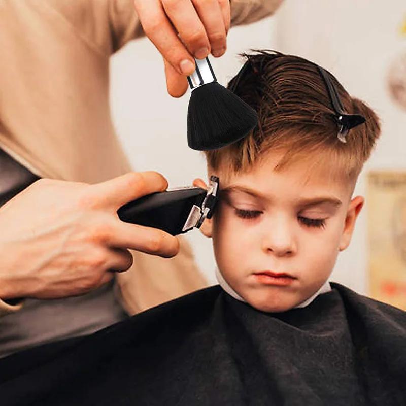 Большая парикмахерская щетка для шеи, дастер для бороды, мягкая для стрижки волос, очистки шеи и лица, щетки для сметания волос, инструмент для стрижки в салоне