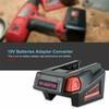 Пластиковый корпус адаптера-преобразователя для аккумулятора Milwaukee M18 Li-ion к аккумулятору V18