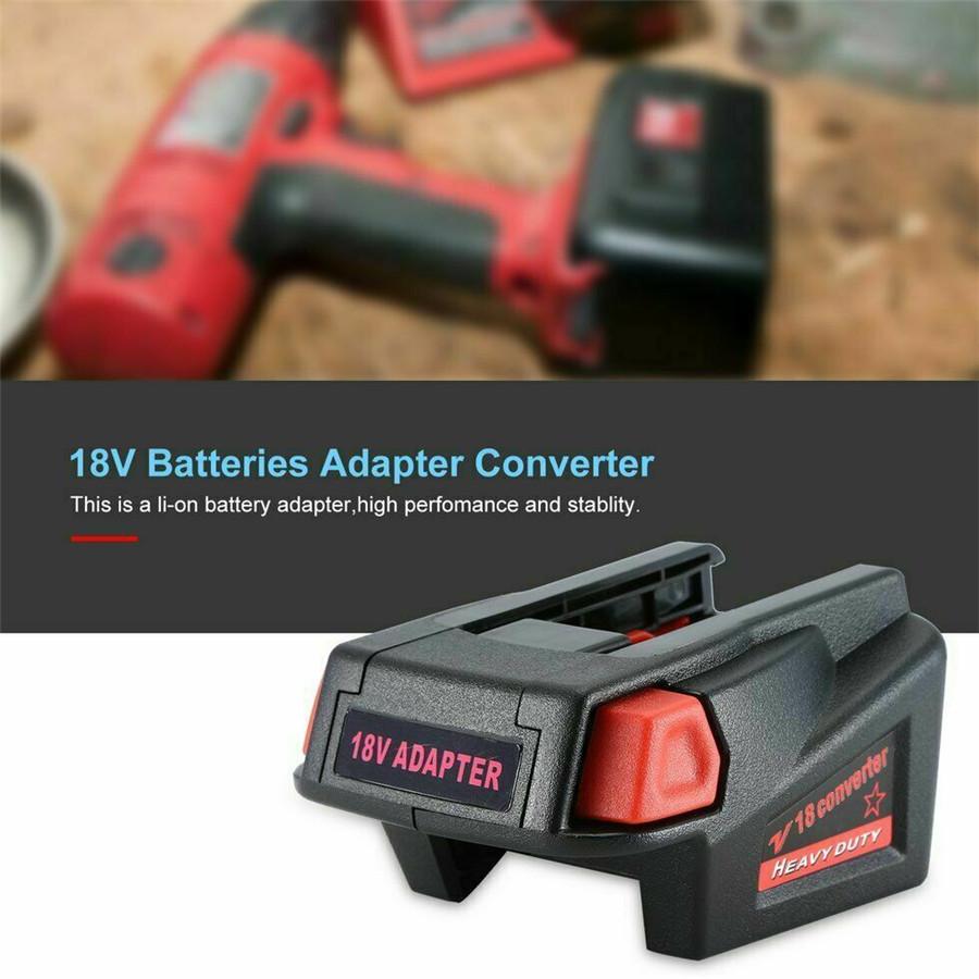 Пластиковый корпус адаптера-преобразователя для аккумулятора Milwaukee M18 Li-ion к аккумулятору V18