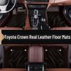 Индивидуальные коврики в салон и накладки на педали для Toyota Crown 12-14 поколений