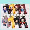 Cute Demon Slayer Keychain Tanjiro Nezuko Inosuke Figurine Gift For Backpacks