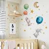Bunny Balloon Luminous Stars Wall Sticker