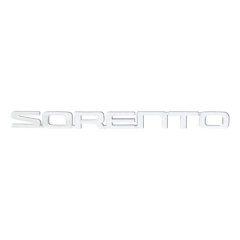 CZFB5 3D ABS SORENTO Letter Logo Rear Bumper Tail Trunk Sticker Car Styling For KIA Sorento 2004-2020 2021 Auto Accessories