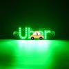 Светодиодный сигнальный фонарь для такси, сигнальная лампа для логотипа Lyft, светодиодные индикаторы панели кабины Usb, сигнальная лампа, автомобильная декоративная лампа