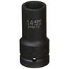 Kyoto Tool (KTC) 12.7mm (1/2-inch) Impact Wrench Socket (Semi-Deep Thin Wall) 14mm BP4M14TP