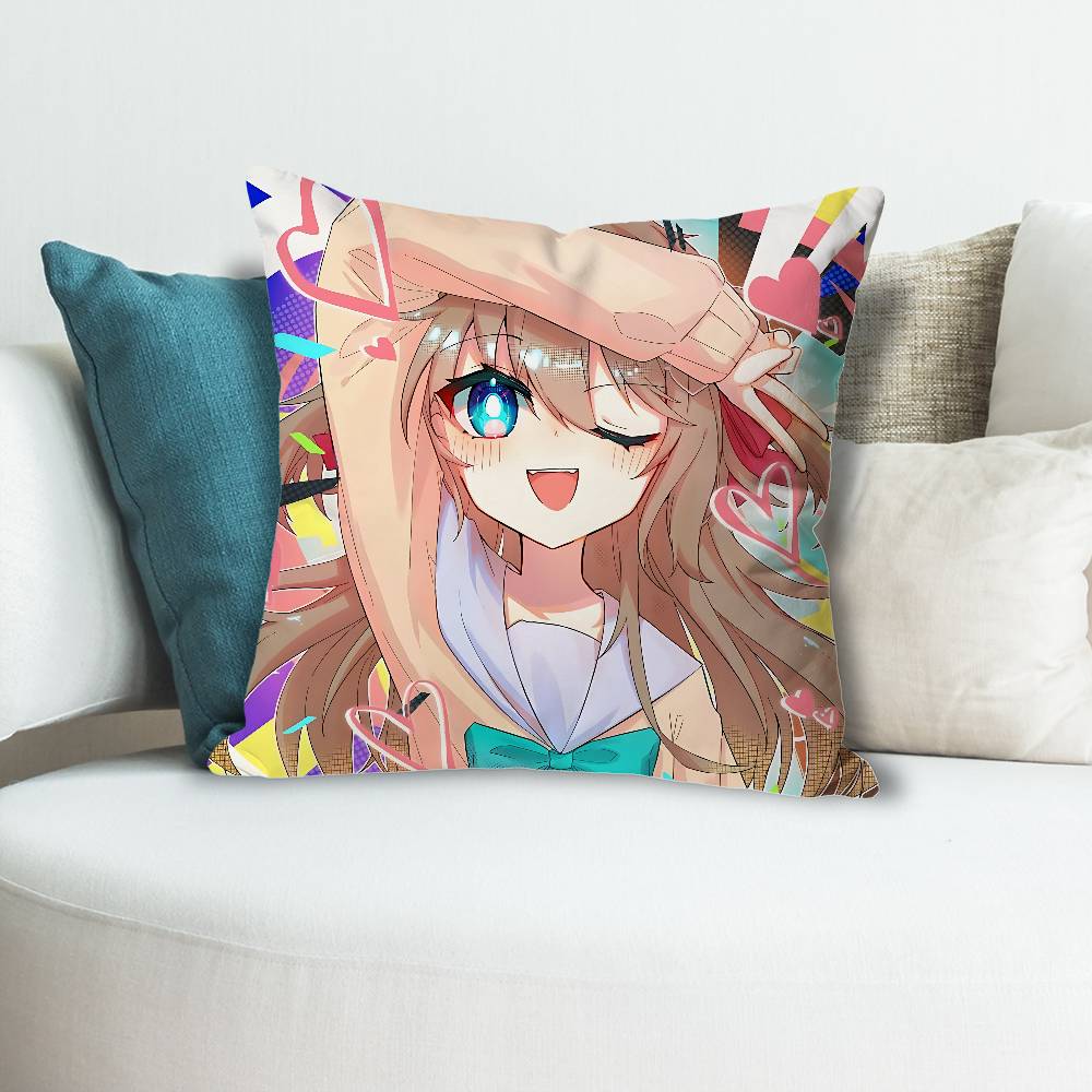 Чехлы для подушек Neuro SSama EEvil Vtuber для спальни, гостиной, дивана, домашнего декора, полиэстеровая наволочка на молнии