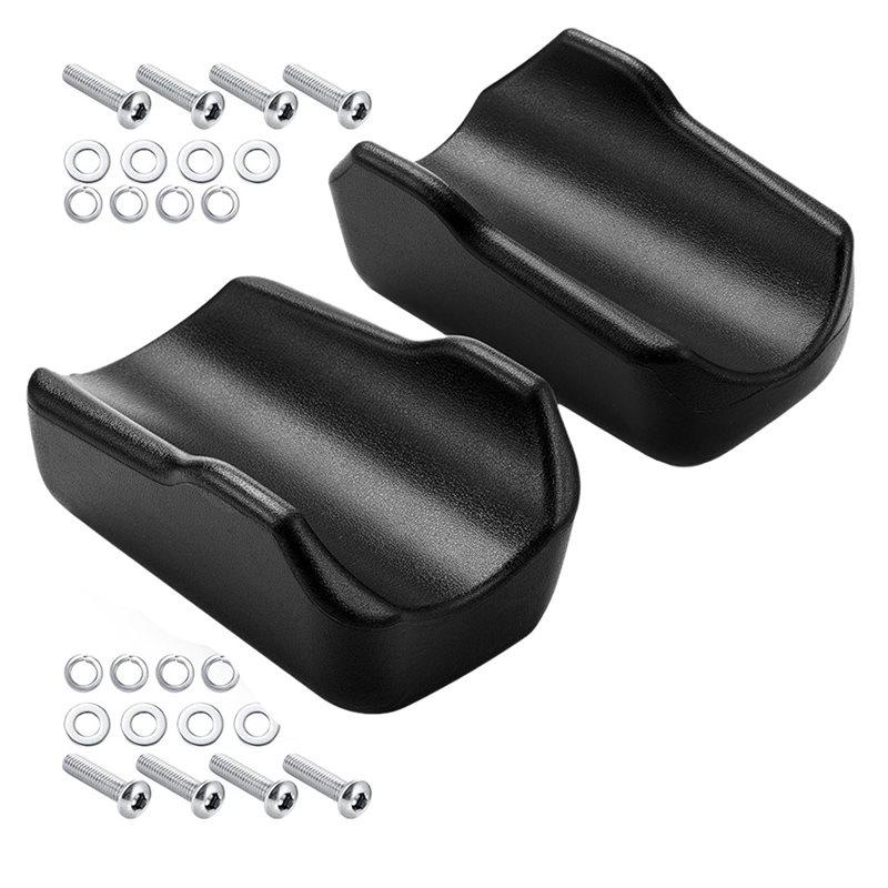 4 Pcs Rollator Armrest Pad Upright Walker Forearm Pads Black Walker Handle Cushions Stand Up Rollator Accessories