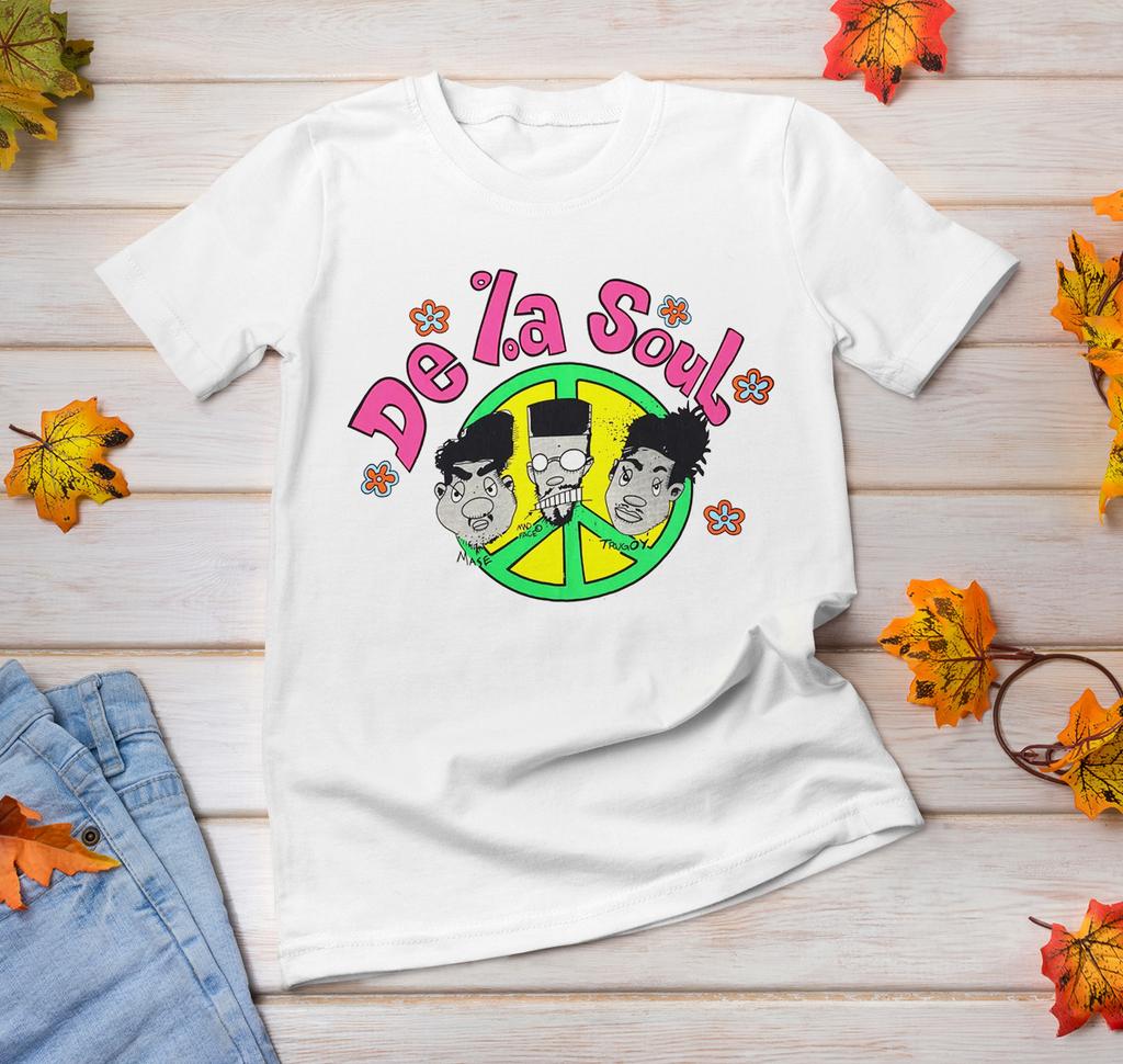 De La Soul band Men T-shirt White Cotton Gift For Fan All Size Shirt Kh301