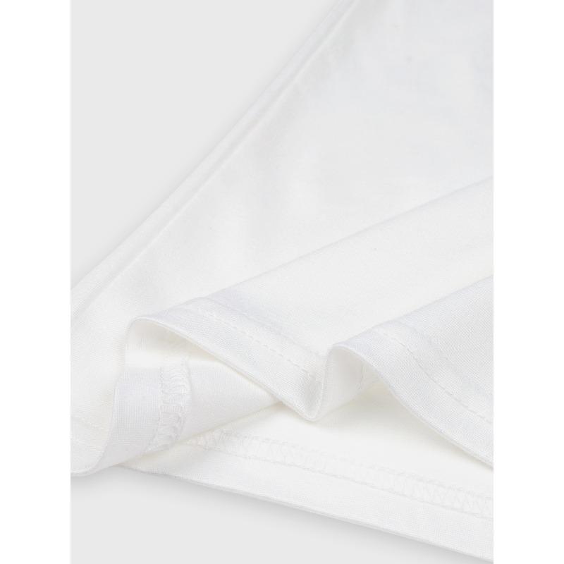 Европейский размер Темная звезда Простота | Очень универсальная для фитнес-тренировок, Футболка с круглым вырезом и принтом, Мужская одежда | Свободный крой, Обычный рукав