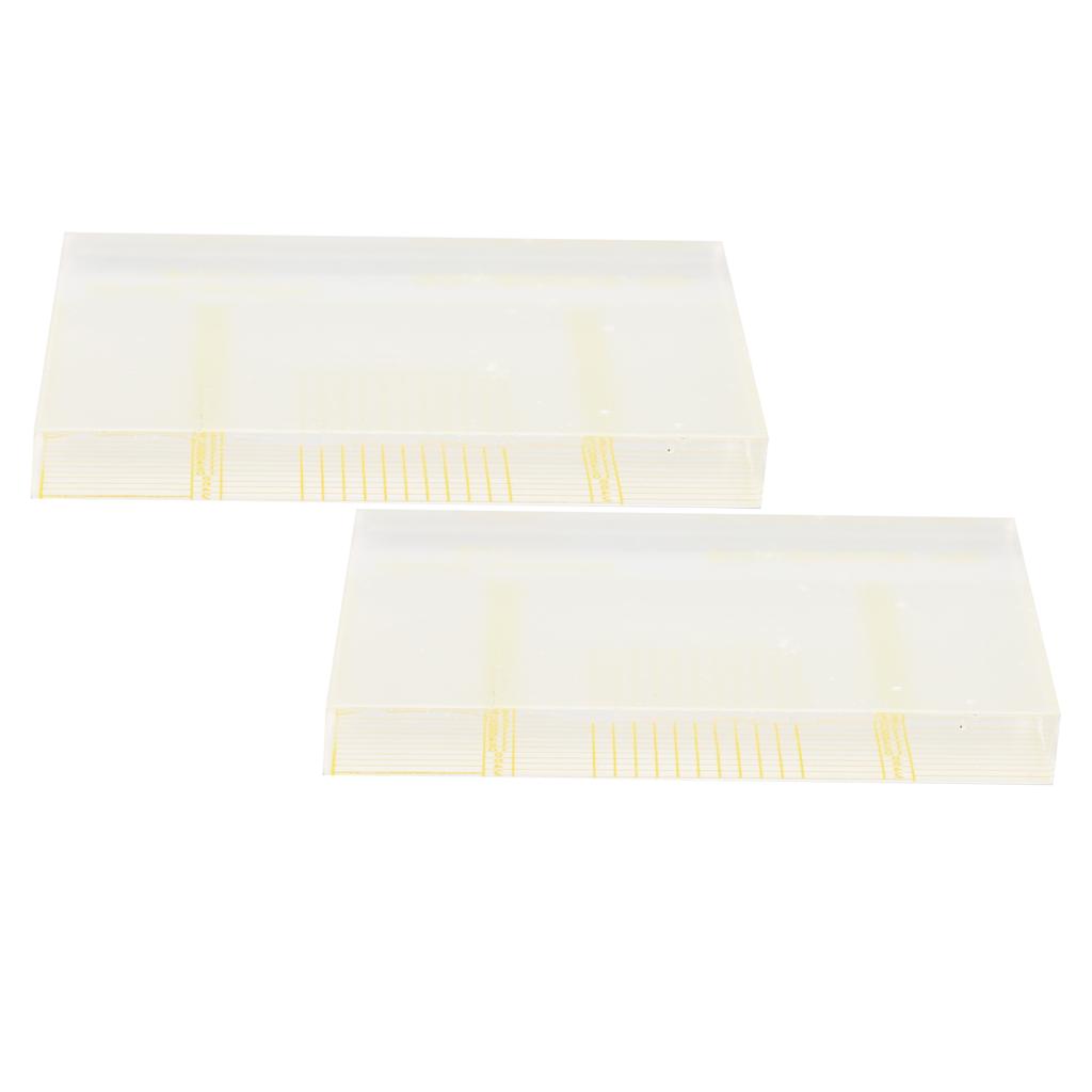 2 шт. VTA азимутальный датчик высокой четкости прозрачная высокоточная VTA азимутальная линейка для проигрывателя пластинок