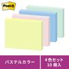 Пастель с сильным клеем 75 x 100 90 листов x 5 Post-it Notes, Заметки, Цвета, мм, Книги, 657-5SSAP