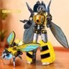 Zinc Zinc Alloy Material Insect Transformer Mecha Toy Double Combination Action Figure  Creative Toy