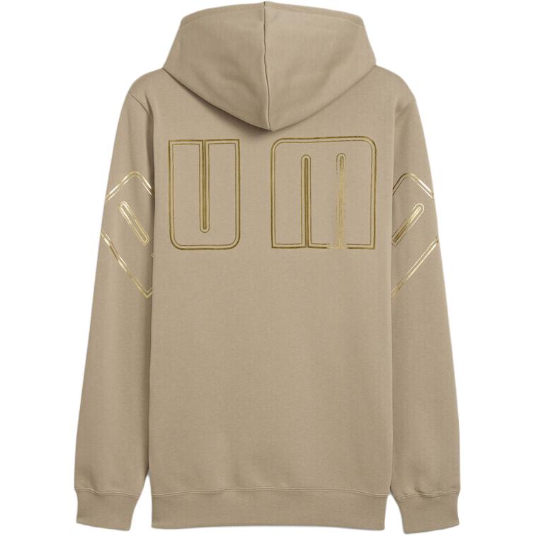 Puma Спортивный повседневный пуловер с капюшоном и надписью, с длинными рукавами, мужская толстовка 634668-55