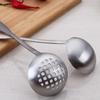 HANYANG Stainless Steel Household Thickening Anti-scald Hot Pot Soup Ladle Kitchen Utensils Naked Handle Leakage Spoon Kitchen Supplies