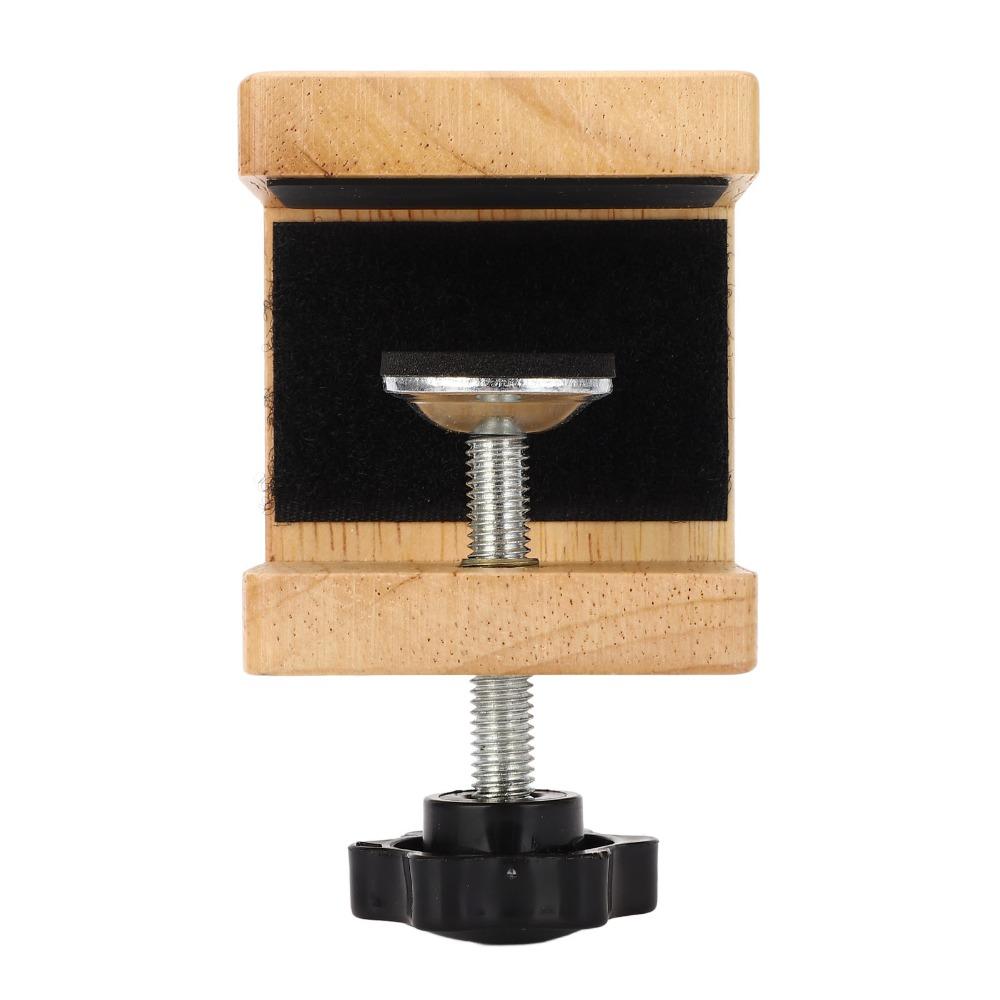 Black+Wood color Guitar Stand Holder Adjustable Clamp Table Clamp Guitar Stand For Guitar