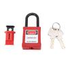 Lockout Tagout Lock with Key Nylon Stainless Steel 1P 2P 3P 4P Circuit Breaker Safety Padlock for
