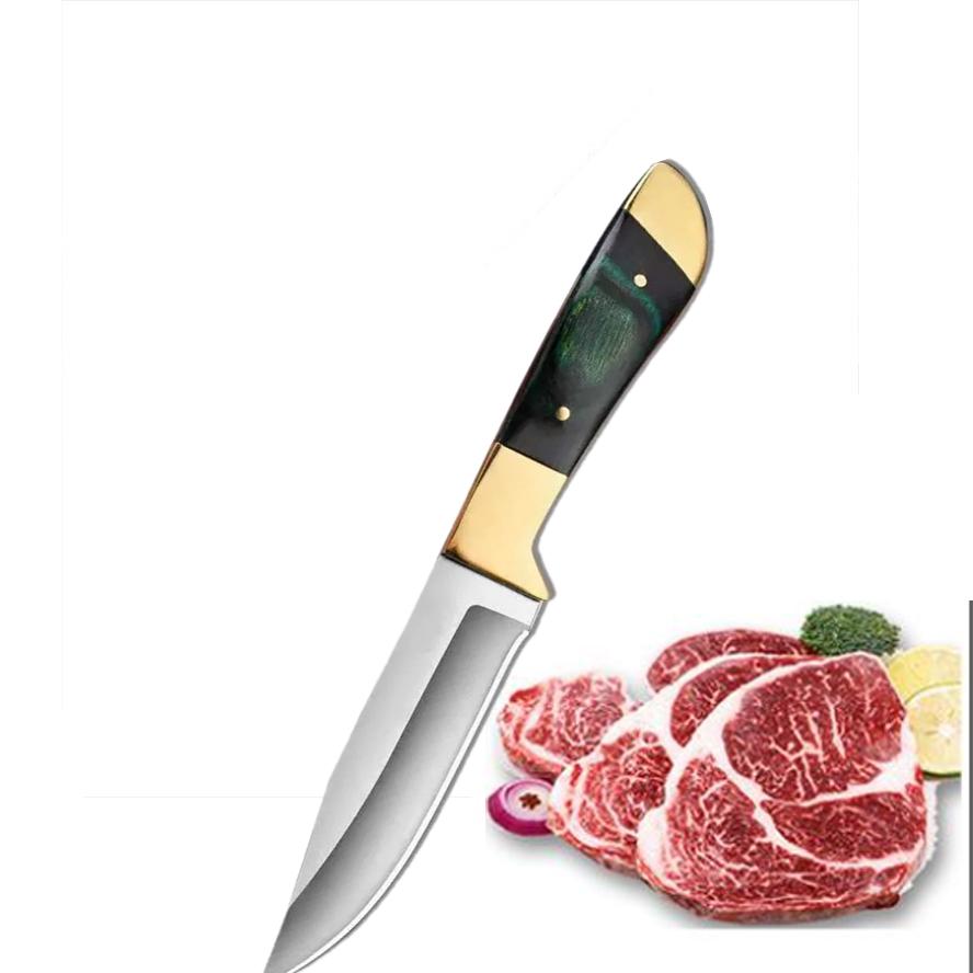"The Inner Mongolia Hand Knife for Meat and Fruit Is Sharp, Versatile, and Ideal for Use At Home and Outdoors."