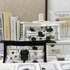 Новый 1 шт. Пенал большой емкости Черный кот ПВХ обложка Прозрачный пенал Женская косметичка Студенческие канцелярские принадлежности