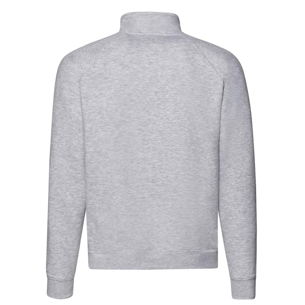Fruit of the Loom Mens Premium Zip Neck Sweatshirt