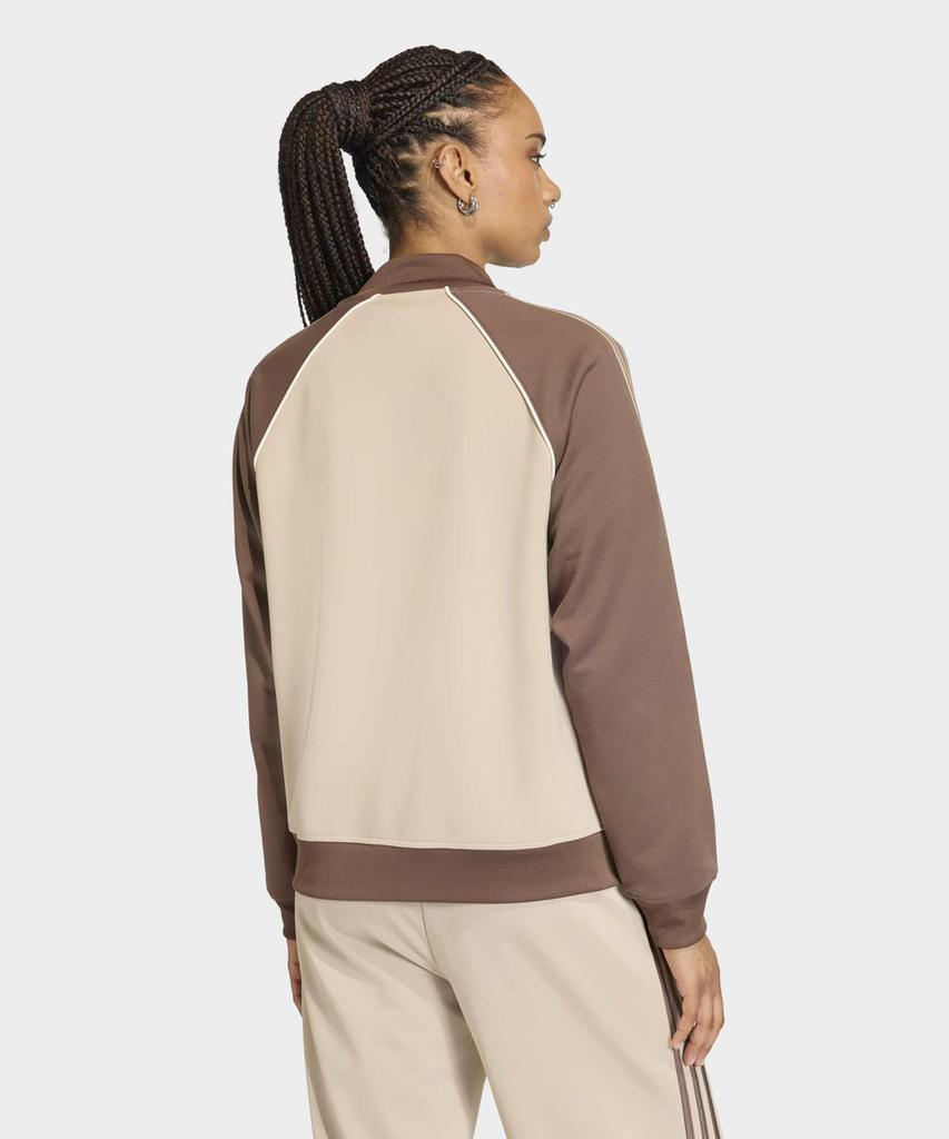 ADIDAS Superstar Loose Track Top - Stone Khaki:Wonder White / Kd8825