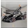 1/22 Lamborghini V12 GT Alloy Miniature Car Model Diecast Metal Scale Car Sound and Light Collection Children Toy Car Vehicles Gift
