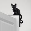 Mirror Effect Wall Sticker Creative Non-fading Home Decoration Halloween 3D Cute Cat Door Frame