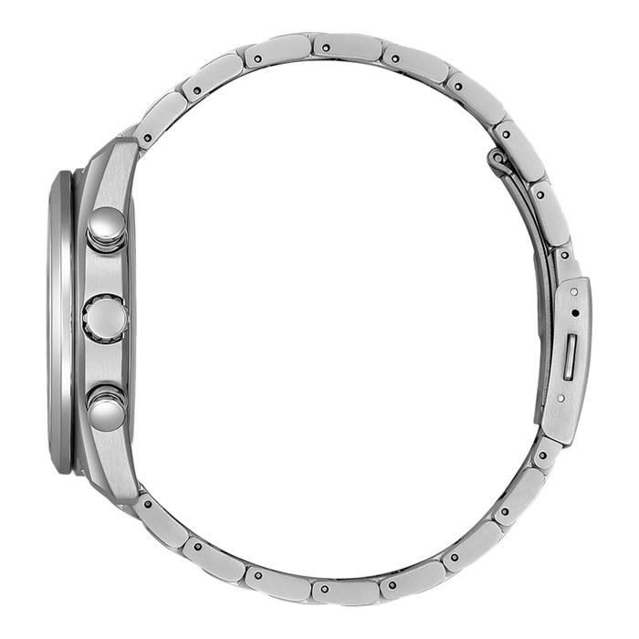 Citizen Herren Analog Eco-Drive Funk 32025924, Silver, One Size, Modern