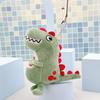 Cute Green Dinosaur Plush Keychain Pendant Charm