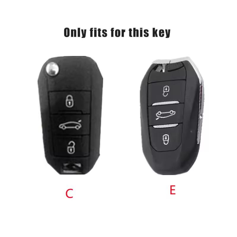Zinc Alloy Leather Car Remote Key Cover Case Shell For Opel Mokka Corsa Astra Combo Grandland Insignia Frontera Accessories