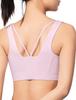 Yvette Sports High Plus Stylish Integrated for and Size Women's Non-Slip Bra, Front-Opening, Support, Sizes, U-Back, Sweat-Wicking, Quick-Drying, Cup,