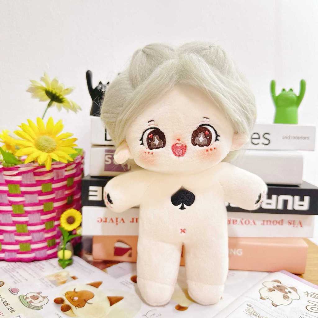 Cotton Stuffed Doll With Removable Clothes For Kids And Adults Collectible Plush Toy Gift