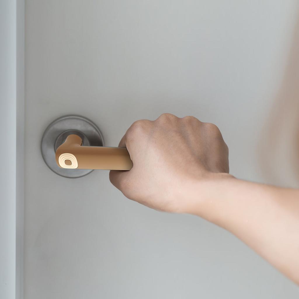 Silicone Door Handle Protective Cover, Door Lock Handle, Anti-collision and Anti-collision Anti-theft Door and Window Anti-static and Anti-skid