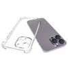 WANLONFENG WL2 Series for iPhone 15 Pro Case 2.0mm TPU Phone Cover with 2Pcs Tempered Glass Films