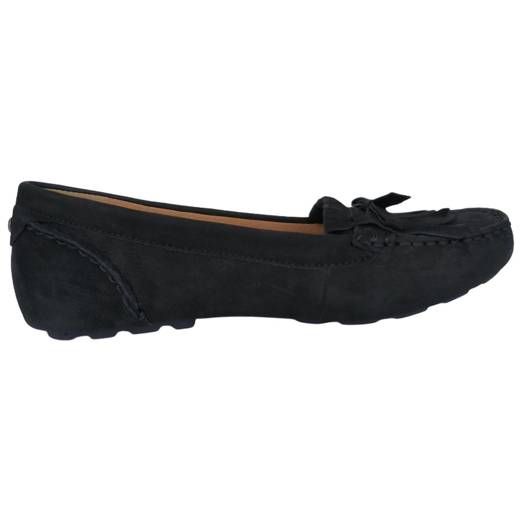 UGG Whitley Driver Овчина Ретро Удобные Лоферы Женские Лоферы Черный 1095532-BLK