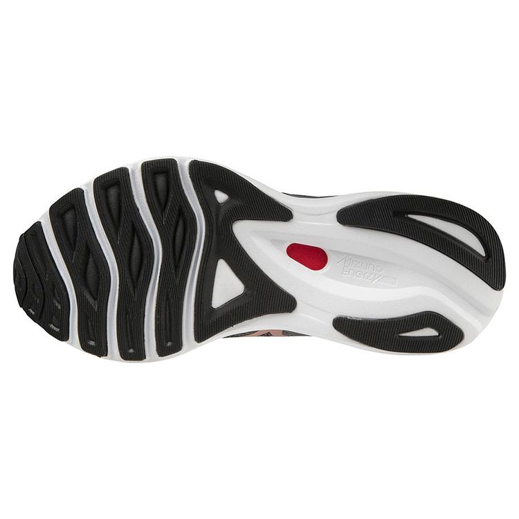 Mizuno Wave Sky 5 Lace-Up Fabric Shock Absorption Non-Slip Wear-Resistant Breathable Low-Top Running Shoes Women Sneaker Black J1GD210244