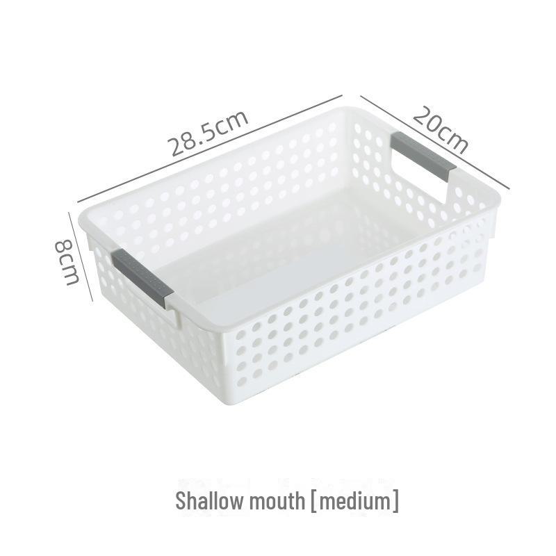 Утолщенная пластиковая настольная корзина для хранения игрушек, косметики и всякой всячины
