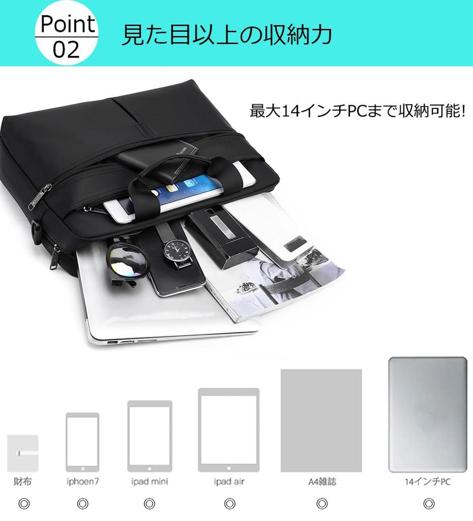 Деловая сумка Сумка через плечо Большая вместимость Сумка формата A4 Отделение для 14-дюймового ПК Горизонтальная нейлоновая сумка [zhongningyifeng] Мужская