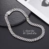 12mm Cuban Chain Rhinestone Hip-Hop Necklace – High-Quality, Versatile Design.