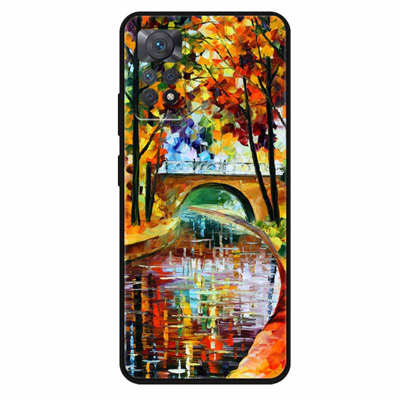 Чехол For Xiaomi Redmi Note 11 Pro 5G Чехол Крутой Космос Мягкий Силикон ТПУ Чехлы Для Xiaomi Redmi Note 11Pro 5G Волк Защитный Корпус