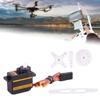 Lightweighted For ES08A II Simulation Servo Gear with Accurate Positioning Servo Motor for Model Aircraft Enthusiasts