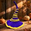Complete Crochet Tool Set Twisted Witch Hat DIY Kit, Fall Halloween Autumn Pumpkin Craft Supplies Handmade Kit for Adults, Party Decor Diy Beginners