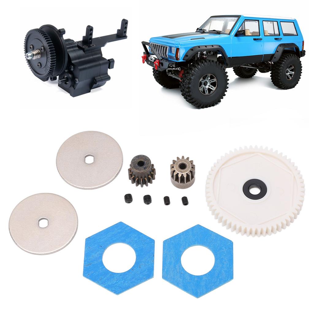 1Celsius10 RC 56T Большая ведущая шестерня с 13T 15T шестерней двигателя RC Запчасти для модернизации RC для RC-краулера SCX10
