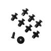 New Car Fasteners Auto Bumper Fender Mud Flap Mudguard Plastic Rivet Fixing Clips Cover  for Lexus Subaru Auto Accessories 8mm